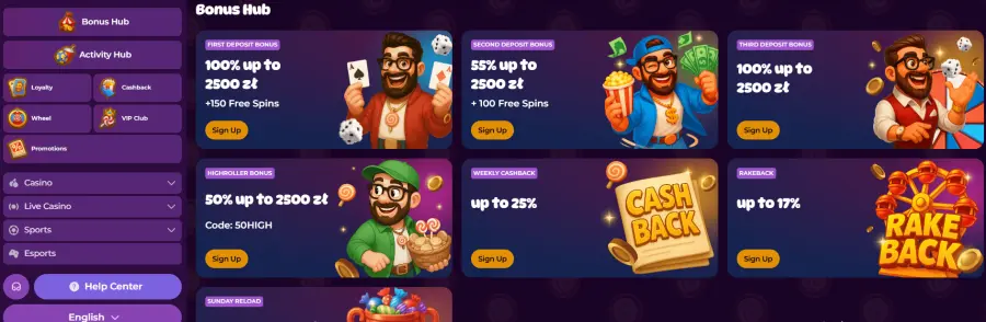 Spinania casino